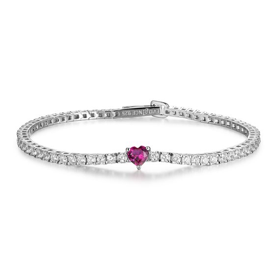 Bracciale Evideence Donna in Argento Rubino EVBR04001218 - EVBR04001218